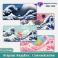 Eco-friendly Sea Waves Mouse Pad 4mm Thickness for Gaming Keyboard USB Anti-slip Rubber Base Desk Mat